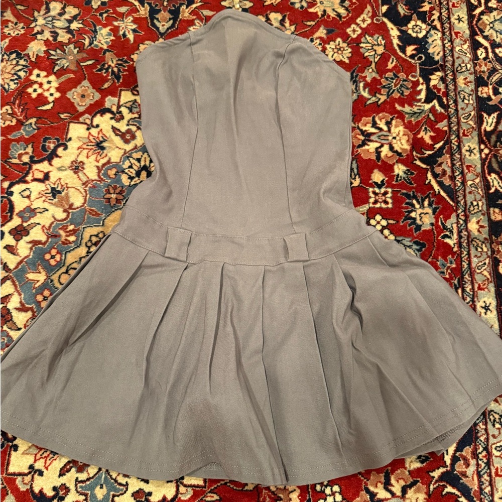 Elegant Gray Women's Dress